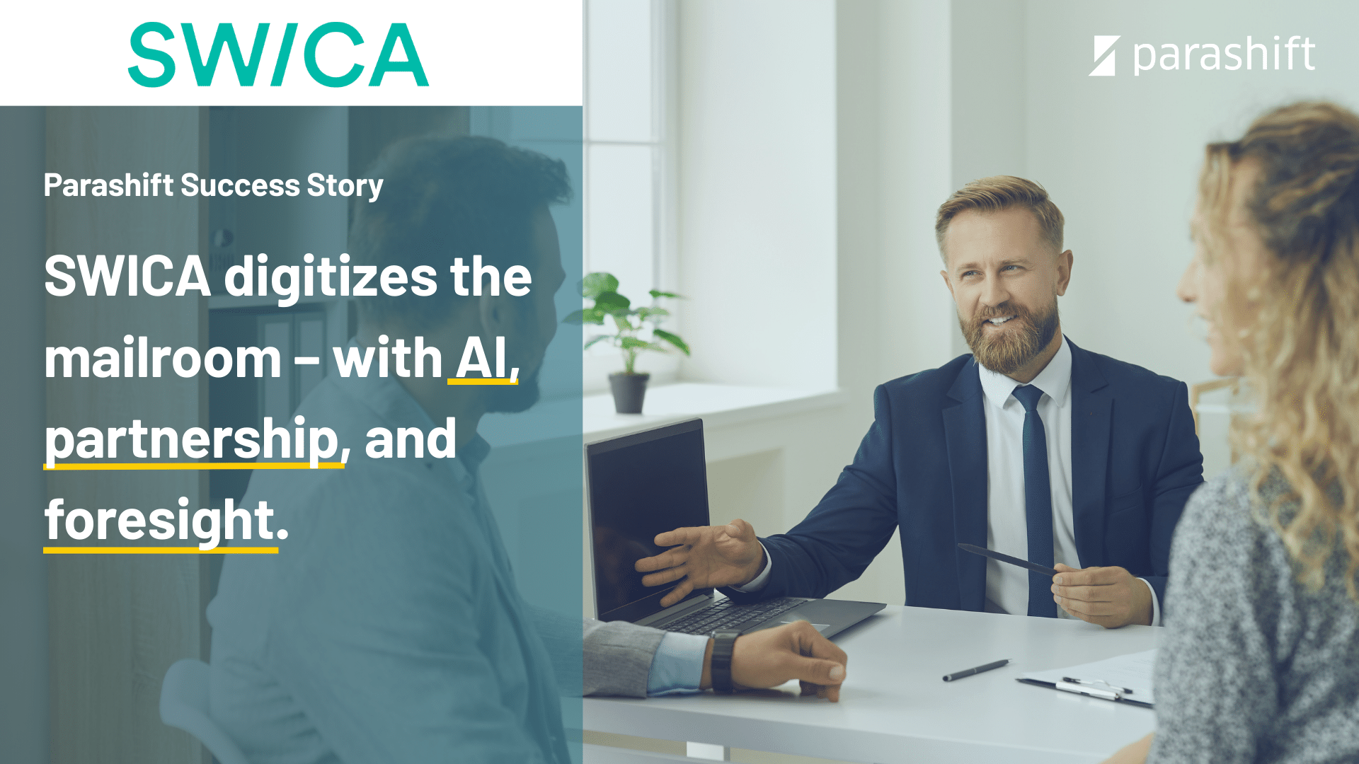 SWICA digitizes the mailroom – with AI, partnership, and foresight 